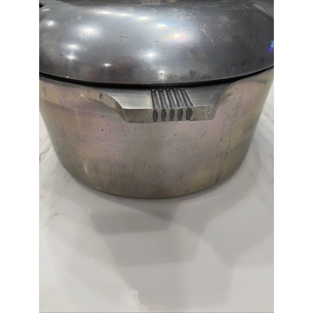 Magnalite 8 Qt Oval Aluminum Dutch Oven Roaster w/Lid Double Handle